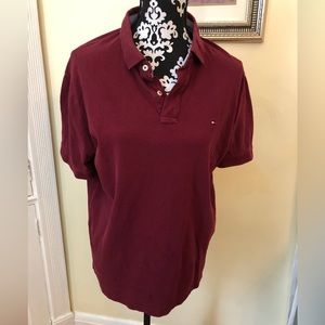 Tommy Hilfiger Men’s Burgundy Custom Fit Polo Sz. XL
